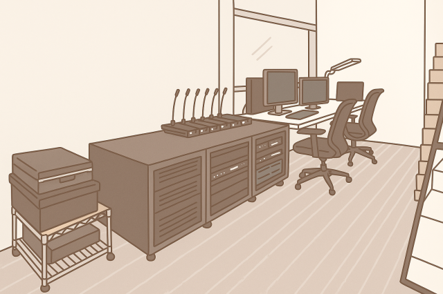 企業 通訳ブースシステム設置